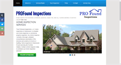 Desktop Screenshot of profoundinspections.com